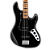Contrabaixo Cort GB64JJ BK Black Bolt-On 4 Cordas com Corpo Soft Maple Captadores Voiced Tone VTB-ST Pré-amp Active 2 Band EQ e Braço Roasted Maple - Imagem 2