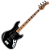 Contrabaixo Cort GB64JJ BK Black Bolt-On 4 Cordas com Corpo Soft Maple Captadores Voiced Tone VTB-ST Pré-amp Active 2 Band EQ e Braço Roasted Maple - Imagem 1
