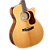 Violão Cort Gold A6 NAT Natural Gloss Masterpiece Series com Top Torrefied Solid Sitka Spruce Corpo Grand Auditorium e Eletrônica Fishman Flex Blend - Imagem 4