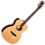 Violão Cort Abstract Delta NAT Natural Gloss Masterpiece Series com Top Master Grade Solid Sitka Spruce Corpo Deeper OM e Eletrônica L.R. Baggs Anthem - Imagem 1