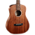 Violão Cort AD Mini MEDX OP Open Pore Mahogany Natural 3/4 Corpo Dreadnought Mini Tampo Fundo e Laterais em Mogno Eletrônica Cort CE306T com Afinador Embutido e Bag - Imagem 5