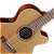 Violão Eletroacústico Cort Classic CEC5 NAT Natural Gloss Top Solid Red Cedar Fundo e Laterais em Mogno Corpo SFX Slim com Cutaway Venetian Eletrônica Fishman Presys II Sonicore, Escala 25.5" e Braço Mahogany - Imagem 4
