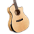 Violão Eletroacústico Cort GA-MY Bevel NAT Natural Gloss Grand Auditorium com Bevel Armrest Top Solid Sitka Spruce e Eletrônica Fishman Presys II - Imagem 4