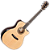 Violão Eletroacústico Cort Grand Regal GA-PF Bevel NAT Natural Gloss Grand Auditorium com Bevel Armrest Top Solid Sitka Spruce Fundo Pau Ferro Arqueado - Imagem 1