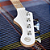 Contrabaixo Cort Elrick NJS 4 WHT White com Captadores Voiced Tone VTB-ST Pré Bartolini Elrick NJS Special Ponte MetalCraft M4 e Case Deluxe - Imagem 7