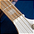 Contrabaixo Cort Elrick NJS 4 WHT White com Captadores Voiced Tone VTB-ST Pré Bartolini Elrick NJS Special Ponte MetalCraft M4 e Case Deluxe - Imagem 8