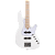 Contrabaixo Cort Elrick NJS 4 WHT White com Captadores Voiced Tone VTB-ST Pré Bartolini Elrick NJS Special Ponte MetalCraft M4 e Case Deluxe - Imagem 10