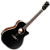 Violão Eletroacústico Cort Essence GA4 Special BTSG Black Top Semi Gloss Grand Auditorium com Top Solid Sitka Spruce Black Fundo Arqueado em Pau Ferro e Eletrônica Fishman Presys II - Imagem 1