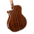 Violão Eletroacústico Cort Essence GA4 Special BTSG Black Top Semi Gloss Grand Auditorium com Top Solid Sitka Spruce Black Fundo Arqueado em Pau Ferro e Eletrônica Fishman Presys II - Imagem 2