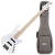 Contrabaixo Cort Elrick NJS 5 WHT White 5 Cordas com Captadores Voiced Tone VTB-ST Pré Bartolini Elrick NJS Special Ponte MetalCraft M5 e Case Deluxe - Imagem 1