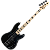 Contrabaixo Waldman GPJ 200X BBK Black Motown Series 4 Cordas PJ com Captadores Precision Jazz Bass Corpo Basswood e Braço Maple - Imagem 1