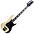 Contrabaixo Waldman GPJ 200XB IV Ivory Motown Series 4 Cordas PJ com Black Hardware Captadores Precision Jazz Bass e Corpo Hard Wood - Imagem 1