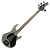 Contrabaixo Waldman MB 100 GP Grafite 4 Cordas Passivo com Captador Humbucker MM Corpo Basswood e Braço Maple - Imagem 1