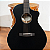 Violão Eletroacústico Cort Core-MC Ovangkol BTSG Black Top Semi Gloss Aço com Tampo Cedro Maciço Fundo e Laterais Ovangkol Maciço Captação Fishman Presys VT e Bag - Imagem 3