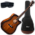 Violão Eletroacústico Cort Core-DC Mahogany OPBB Open Pore Black Burst Aço com Tampo Mogno Maciço Fundo e Laterais Mogno Maciço Captação Fishman Presys VT e Bag Deluxe - Imagem 1
