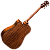 Violão Eletroacústico Cort Core-DC Mahogany OPBB Open Pore Black Burst Aço com Tampo Mogno Maciço Fundo e Laterais Mogno Maciço Captação Fishman Presys VT e Bag Deluxe - Imagem 9