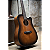 Violão Eletroacústico Cort Core-DC Mahogany OPBB Open Pore Black Burst Aço com Tampo Mogno Maciço Fundo e Laterais Mogno Maciço Captação Fishman Presys VT e Bag Deluxe - Imagem 3