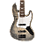 Contrabaixo Waldman GJJ505A FBF 5 Cordas Black Flat Ativo com Captadores JJ Corpo Poplar e Black Hardware - Imagem 3