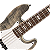 Contrabaixo Waldman GJJ505A FBF 5 Cordas Black Flat Ativo com Captadores JJ Corpo Poplar e Black Hardware - Imagem 4