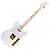 Guitarra Seizi Vintage Saitama TL Reinaldo Meirelles White Gold Signature com Captadores Seymour Duncan Ponte Wilkinson e Top Flamed Maple e Bag 10361217 - Imagem 2