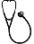 Estetoscópio 3M Littmann Cardiology IV 6200 - Preto/Preto Mate e Conector Vermelho - HB004614549 - Imagem 1