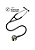 Estetoscópio 3M™ Littmann® Classic III™ 5861 Preto com Champanhe e Conector Preto - HB004567903 - Imagem 1