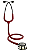 Estetoscópio 3M™ Littmann® Classic III™ 5864 Vinho com Champanhe e Conector Preto - HB004567853 - Imagem 2