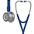 Estetoscópio 3M™ Littmann® Cardiology IV™ 6154 Azul Marinho com Inox Escovado - HB004464499 - Imagem 2