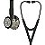 Estetoscópio 3M™ Littmann® Cardiology IV™ 6179 Preto com Champanhe Espelhado e Conector Preto - HB004536882 - Imagem 2