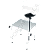 Cadeira para Coleta Esmaltada com 01 Braçadeira FM 0197 Força Médica - Imagem 1