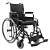 Cadeira de Rodas em Aço Carbono Dobrável D400 Dellamed - Imagem 1