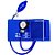 Aparelho de Pressão Adulto Nylon/Velcro Azul Royal AP0312 - BIC Diagnósticos UND - Imagem 1