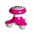 Mini Massageador Corporal A Pilha Rosa T150 - Acte Sports - Imagem 1