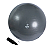 Bola Pilates 75cm Cinza com Bomba de Ar T9-75 - Acte Sports - Imagem 2