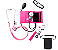 Kit Acadêmico ap. pres./esteto. Rosa - KPA 251-P.A Med - Imagem 2