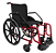 Cadeira de Rodas Cantu - Vinho Jaguaribe - Imagem 1