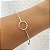 Bracelete De Prata Geométrico Círculo Fio Quadrado 2 mm - Imagem 1