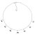 Choker De Prata Conchas Do Mar 40 cm + Extensor - Imagem 1