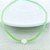 Choker De Prata Cristais Verdes Com Trevo em Madrepérola - Imagem 1