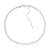 Choker De Prata Feminina Grumet 3 mm 40 cm - Imagem 2