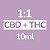 1:1 CBD + THC - 10ml - Imagem 1