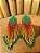 BRINCO CHUVA TRIANGULAR EMBERA ZAFIROS 03 - Imagem 1