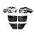 KIT Forro De Porta  Gol Voyage Novo Original 2009 a 2022 - Imagem 1