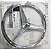 Emblema Estrela Grade Frontal Mercedes A2078170016 18cm - Imagem 3