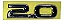 Emblema 2.0 Tampa Tras Corolla 10/ 14 Original 75447-02200 - Imagem 1