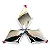 Emblema Grade Mitsubishi 3 Diamantes Pajero Sport MN167684 / P5223 - Imagem 1
