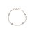 Pulseira Prata Bolinha Infantil 12 cm - Imagem 1
