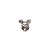 Pingente Pulseira Separador Mickey Prata - Imagem 1