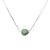 Colar Prata Gota Verde - Imagem 1