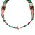 Colar Alpaca Nepal Turquesa Coral - Imagem 3